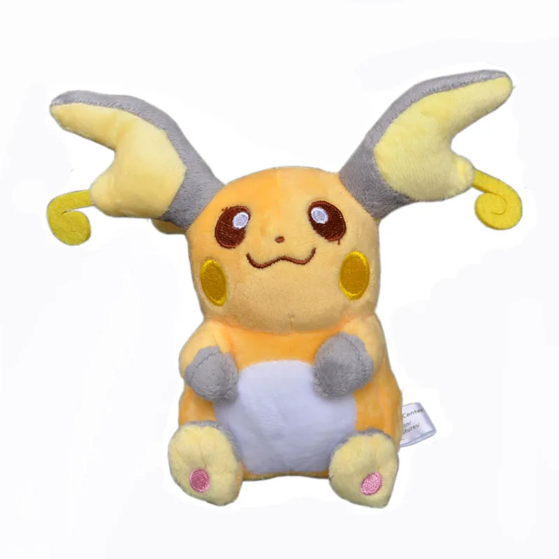 Плюшевая кукла Ditto Bewear Bulbasaur Alakazam Altaria Dragonite Chansey Gengar Charizard Charmander Diglett электрод Larvitar TYQQ - Цвет: Raichu 14cm