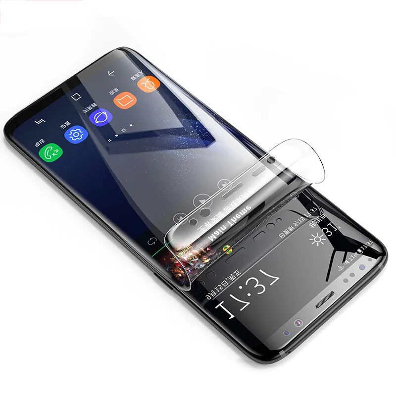 

3D Curved PET Soft Film For Samsung Galaxy S9 Plus S8 Plus S7 S7edge S6 edge Plus Note 8 Full Cover Screen Earphone Accessories