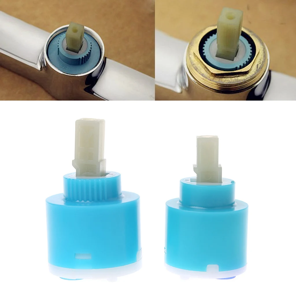 

35/40mm Ceramic Disc Cartridge Hot Cold Water Mixer Tap Inner Faucet Valve