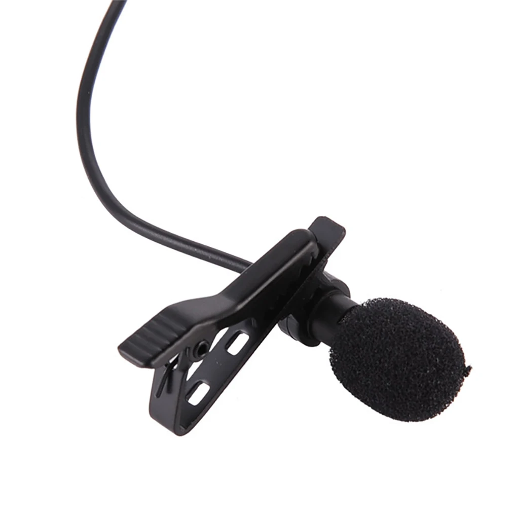 Петличный микрофон с зажимом и отворотом 3,5 мм мини-проводной конденсаторный микрофон для смартфонов iphone samsung