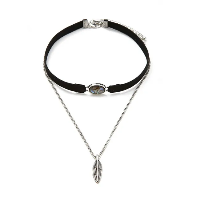 choker ketting veer choker ketting veer