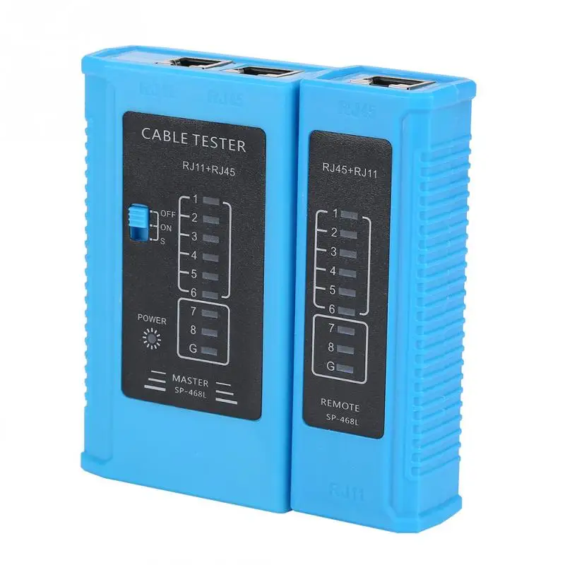 RJ45 и RJ11 сетевой кабель тестер Ethernet LAN Сетевой Инструмент для тестирования