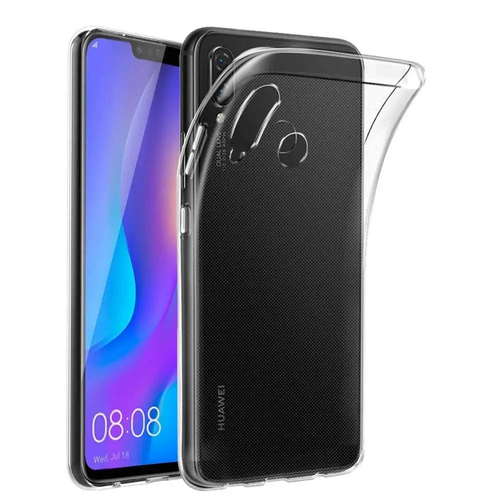 Мягкий TPU Crystal чехол для телефона huawei Nova 4 3i P Smart + 3 2S 2 плюс Mate10 Lite 2i 1 стойкая к