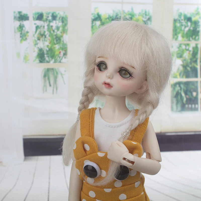 

1/6 BJD Doll wig mohair material for 6 to 7 inch head circumference doll head doll wig Doll accessories