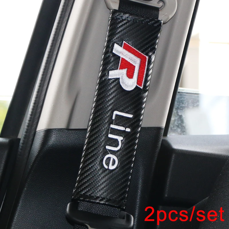 

2pcs car-styling excellent all Carbon fiber case for Volkswagen R line Scirocco CC GOLF 6 7 MK6 Polo GTI VW Tiguan car styling