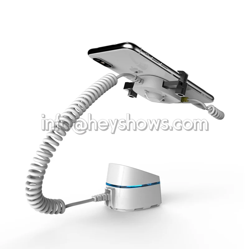 Suporte de Exibição de Segurança do Telefone Móvel com Braçadeira Roubo para Smartphone Alarme na Apple Iphone Sistema Alarme Anti Assaltante Store 10x 14 10x suporte de exibição de segurança do