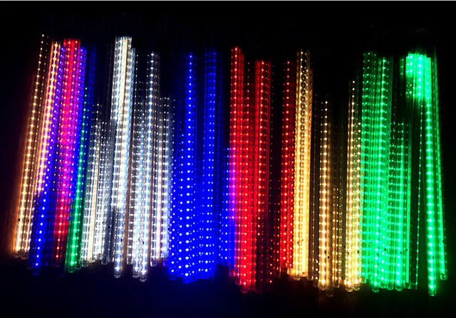 10pcs/sets SMD2835 Waterproof LED Christmas Lights Snowfall Tube 10pcs/sets SMD2835 Waterproof LED christmas lights Snowfall Tube 50cm Meteor Rain Led Tube Light for christmas decoration outdoo - 10pcs/sets SMD2835 Waterproof LED Christmas Lights Snowfall Tube