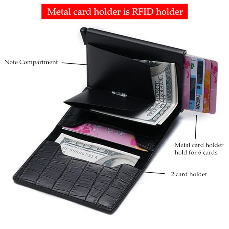 Мужской и Женский кошелек для кредитных карт с RFID защитой|Держатели пропусков| |