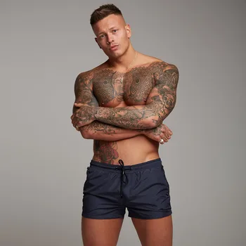 

Men Solid Shorts Breathable Dry Fast Sweat Absorbing Casual Shorts for Summer JL