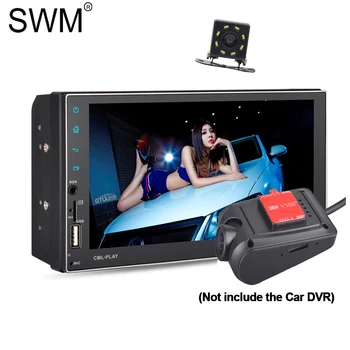 

2 Din Car Radio Stereo Receiver Android Wifi Bluetooth Radios Para Auto 2din Stereo Receiver Reverse Image Fm Usb Tf Parktronic
