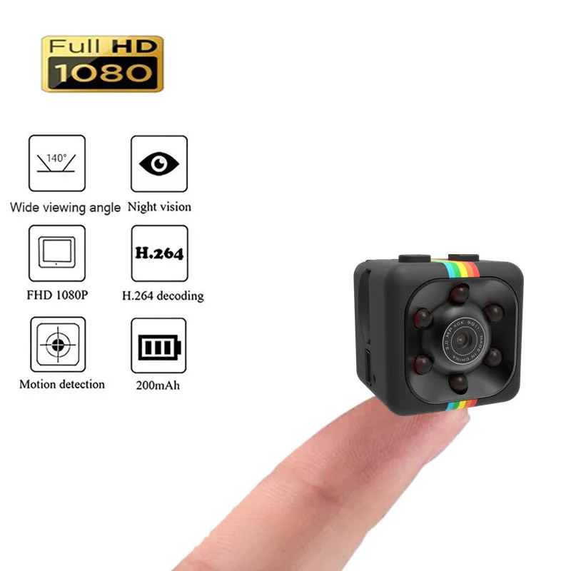 Beste SQ11 Mini Camera 1080 p Sport DV Mini Infrarood Nachtzicht Monitor Verborgen kleine Camera DV Video Recorder Ondersteuning TF kaart