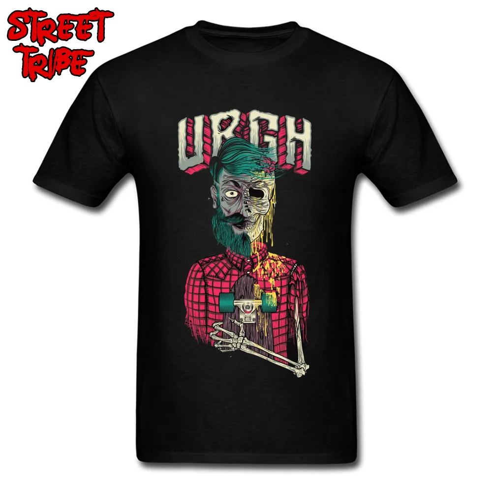 Brand New cartoon rock music skull rock829yy Tshirts O Neck 100% Cotton Mens Tops Shirts Short Sleeve ostern Day Tee Shirt cartoon rock music skull rock829yy black