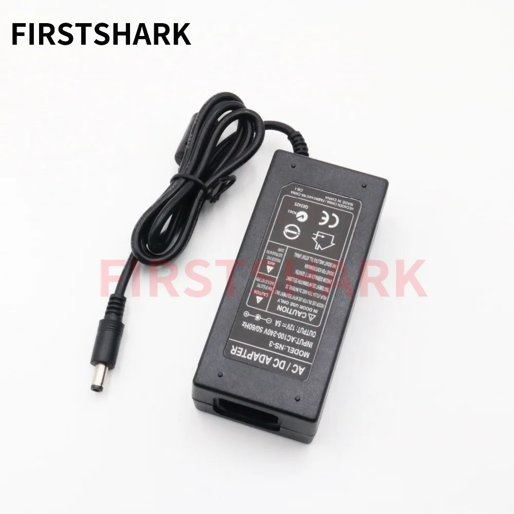 12 V 5A Новый AC 100 V-240 V 60 W конвертер адаптер питания DC12V 5A 2.1mm-2,5 мм * 5,5 мм DC Штепсель Питание адаптер Зарядное устройство