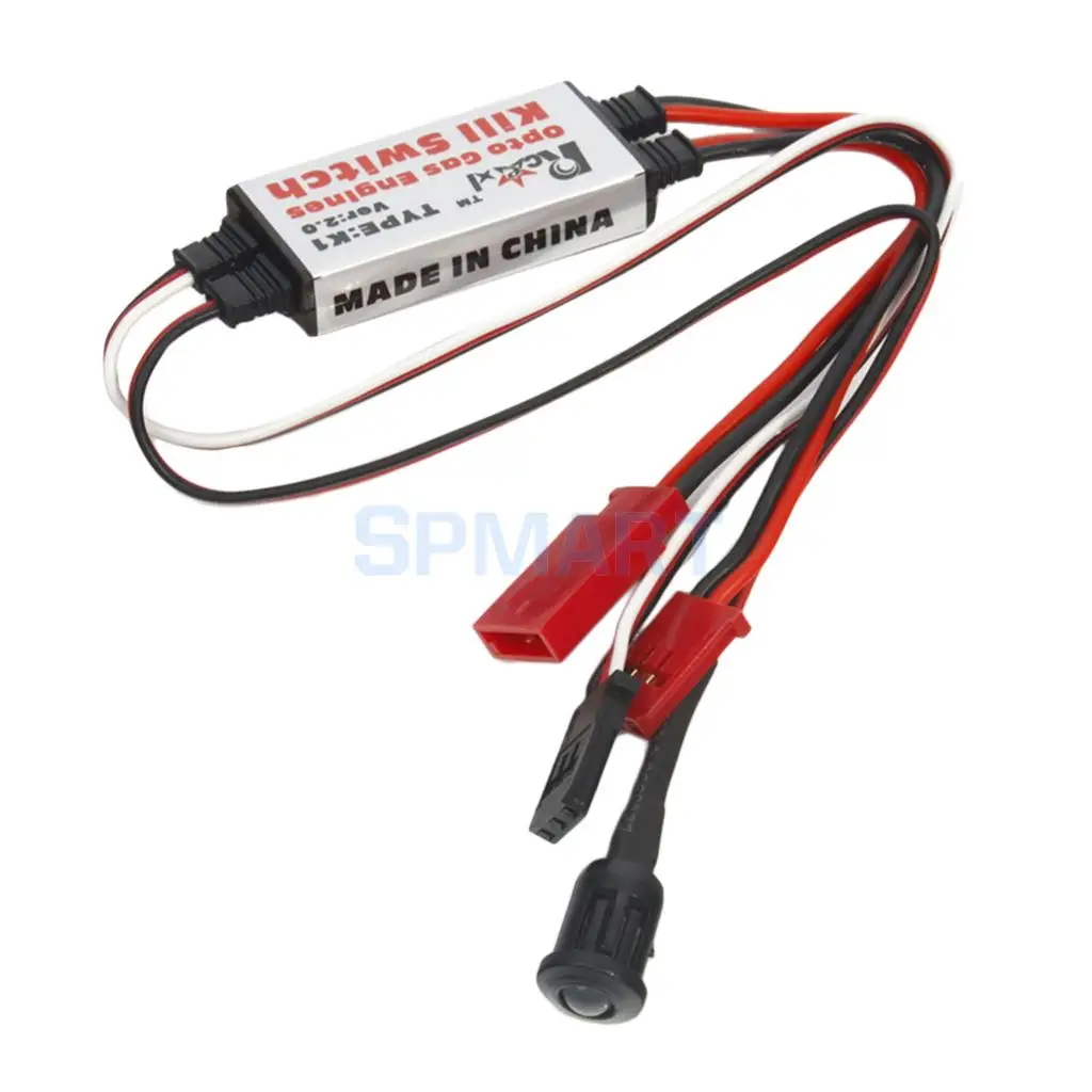 Opto Gas Engine Kill Switch LED for RC Airplane Model / Ignition Accessories