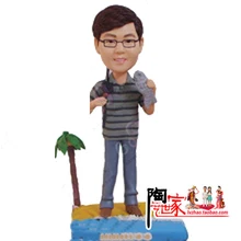 Аниме Свадьба Игрушечные лошадки Briday DIY статуя персонализированные пользовательские полимерная глина куклы из фотографий Рождественский подарок pre-sale для boyfrien