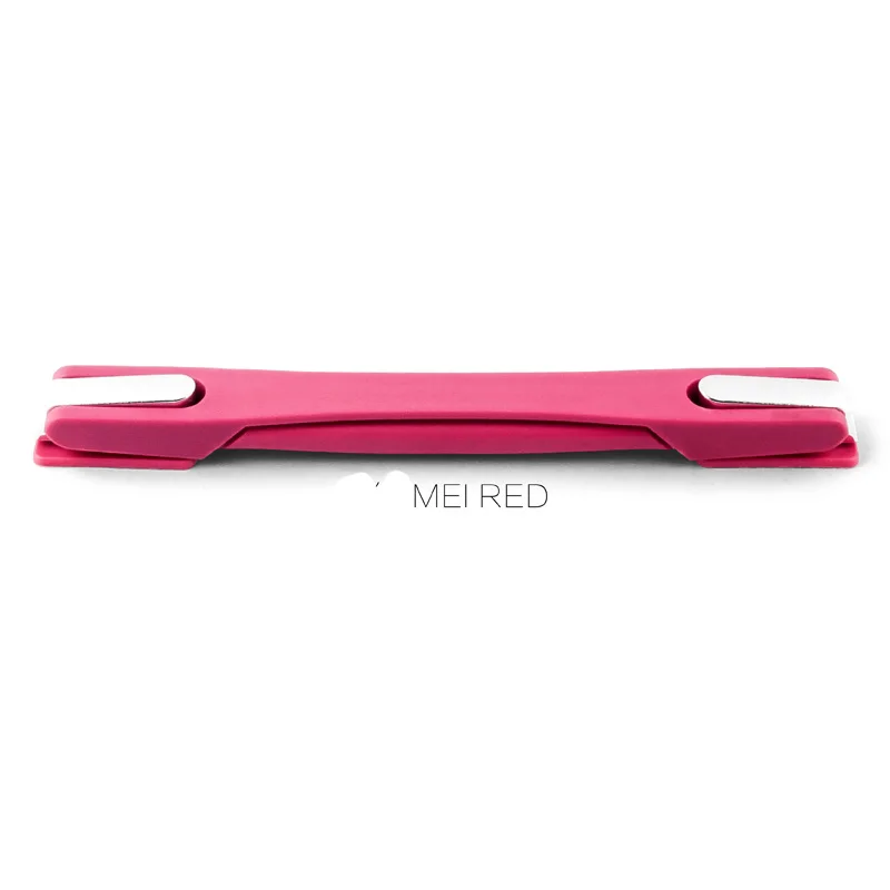 22,5 см сменная ручка для чемодана, алюминиевые детали для багажа, резиновый ремень для переноски, аксессуары для тележки, универсальная телескопическая ручная - Цвет: Mei red