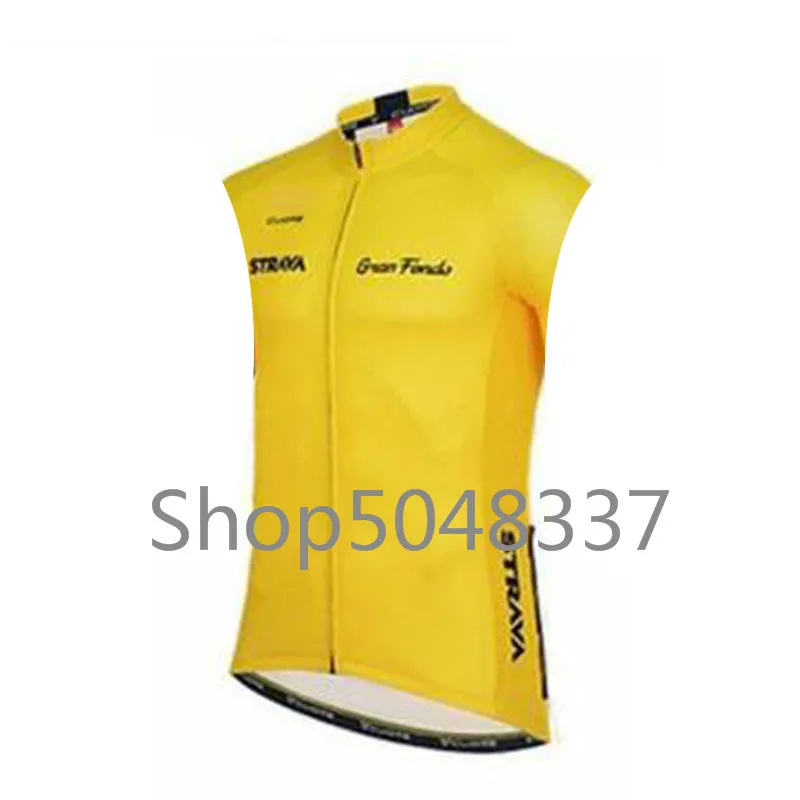 Велоспорт без рукавов Джерси Strava полиэстер MTB велосипедная одежда быстросохнущая летняя гонки на велосипедах велосипедные жилеты одежда - Цвет: 8