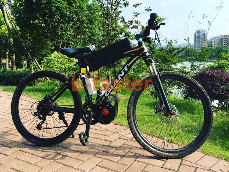 Flash Deal 60V 650W or 48V 450W ELECTRIC BRUSHLESS MOTOR MID-MOUNTED ELECTRIC BIKE KIT Electric Bicycle Conversion Kit GNGEBIKE 650W 3