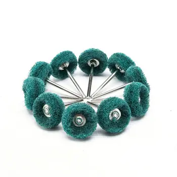 

50 Thickened Abrasive Scouring Pads Buffing Polishing Wheel 3mm Shank For Rotary