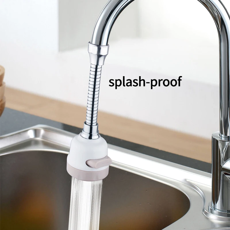 

Kitchen faucet Splashproof Water nozzle Pressurization Water saving device Water outlet Rotatable nozzle