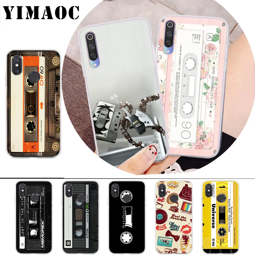 

YIMAOC RETRO CLASSIC CASSETTE Unique Soft Case for Xiaomi Mi 6 8 9 SE A1 A2 Lite pocophone f1 5X 6X MAX 3 2S