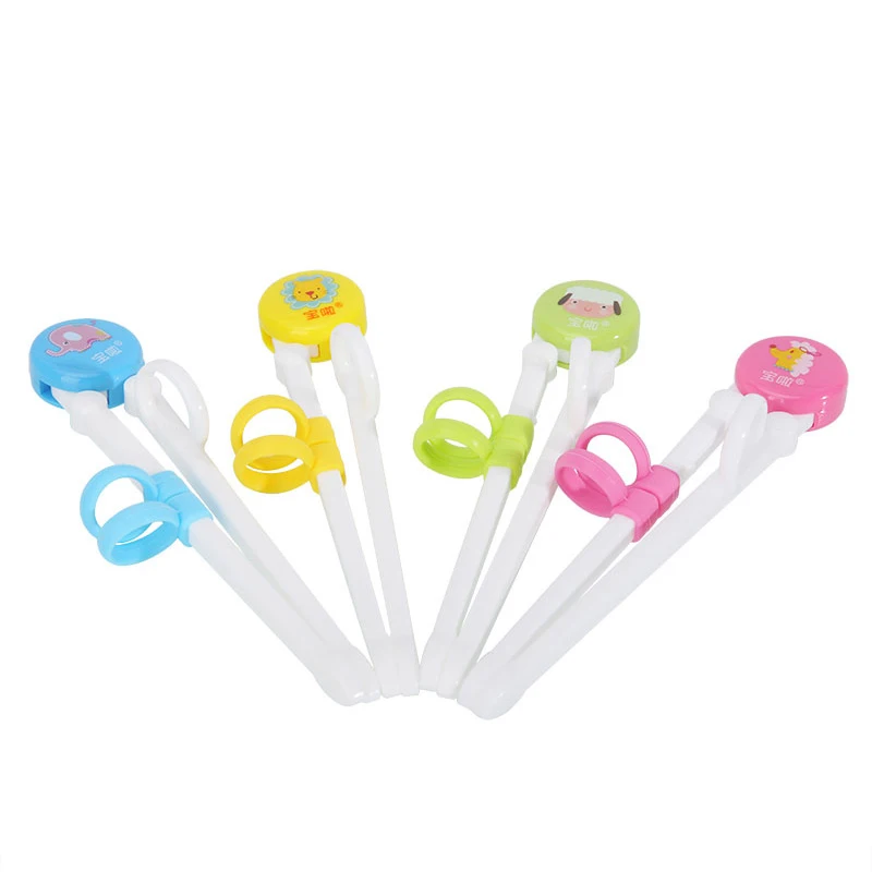2017 New Baby Children Learning Training Chopsticks Toddler Flatware BPA Free  Baby Children Tableware Kids Exercise Chopsti (8)