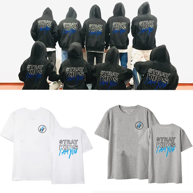 

Stray Kids Album I AM YOU print Women t-Shirt streetwear Summer Casual Harajuku T Shirt Short sleeve Korean Fashion Female Tops