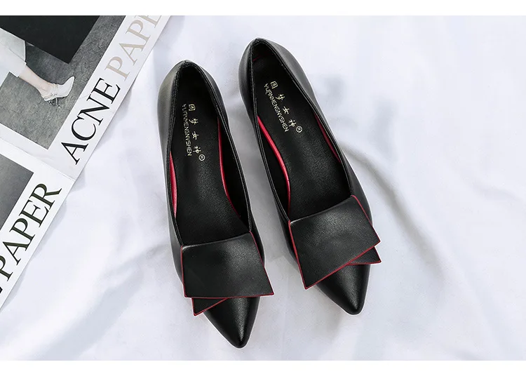 

Women's black shallow shoes patent leather 2.5CM low heel shoes nude color office shoes elegant ladies wedding party shoes women