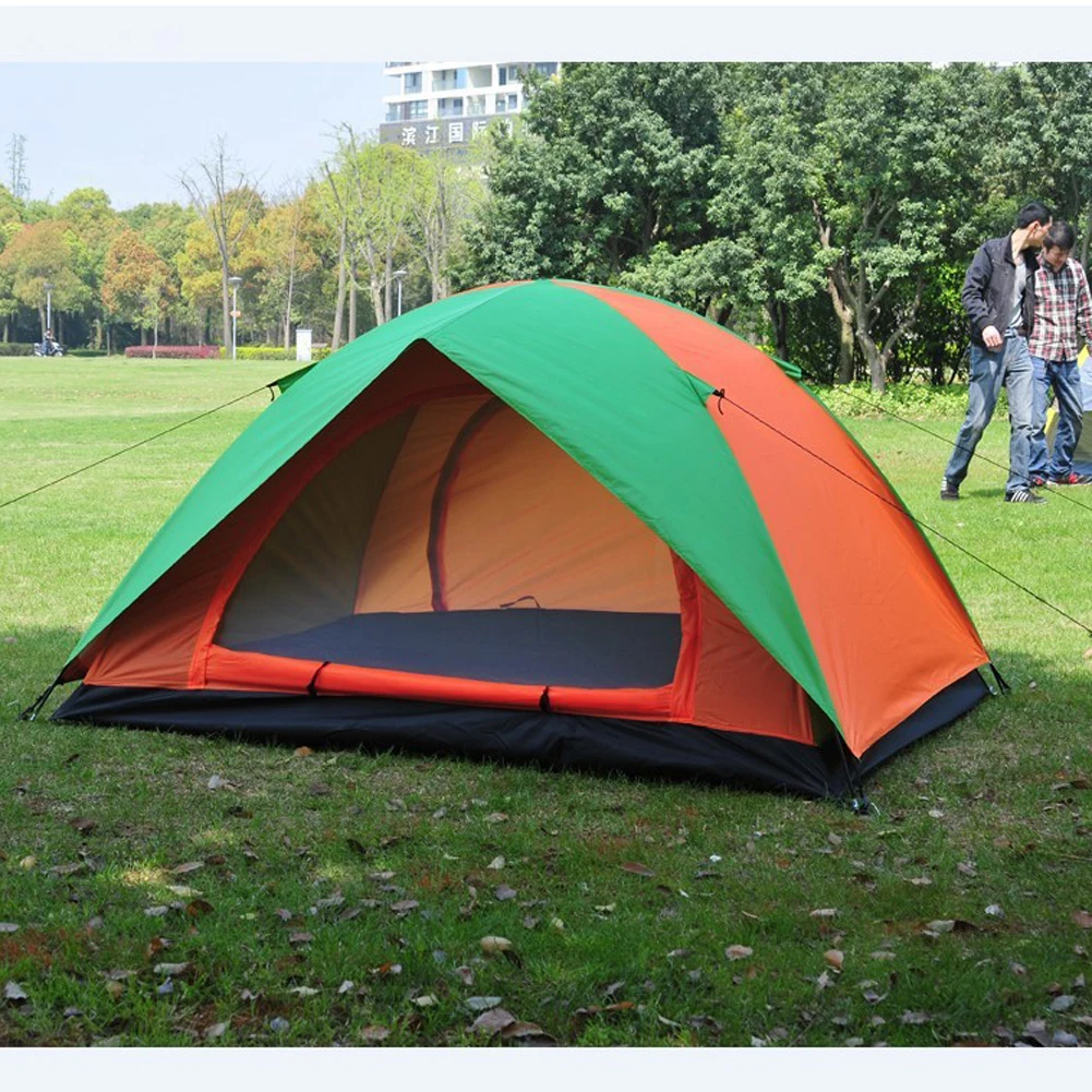 

Camping Tent for Hiking Trekking Backpacking Fishing Double Layers Waterproof Polyester Tents Beach Awning Tent for Family