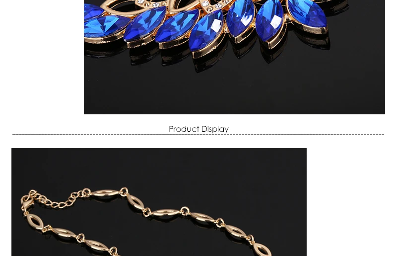 Fashion Jewelry Sets African Costume Wedding Jewellery Sets For Women Vintage Nigerian Beads Necklace Jewelry Set (3)