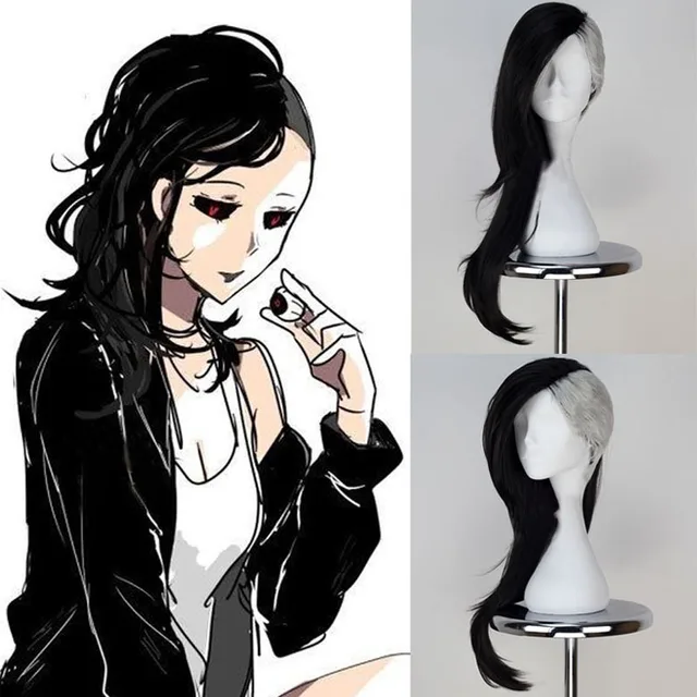 Free Shipping Tokyo Ghoul Uta Mask Maker Cosplay Wig Long 