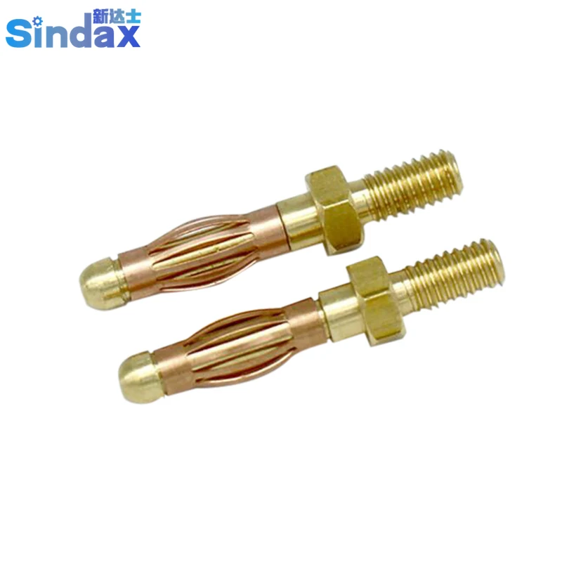 4mm Banana Plug Panel Mount Pure Copper Nickel Plated Banana Connector