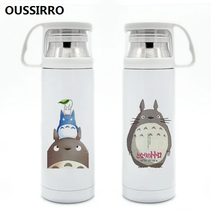Термос OUSSIRRO из нержавеющей стали 350/500 мл|thermo cup|stainless steel thermos cupthermos totoro |