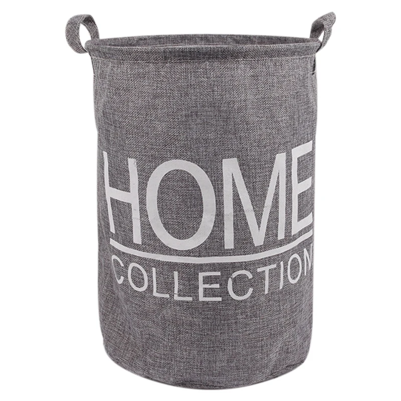 Light Grey Корзина для белья, грязная одежда для хранения, модная Водонепроницаемая большая корзина для хранения мусора, коробка для хранения A803 22 - Цвет: Light Grey