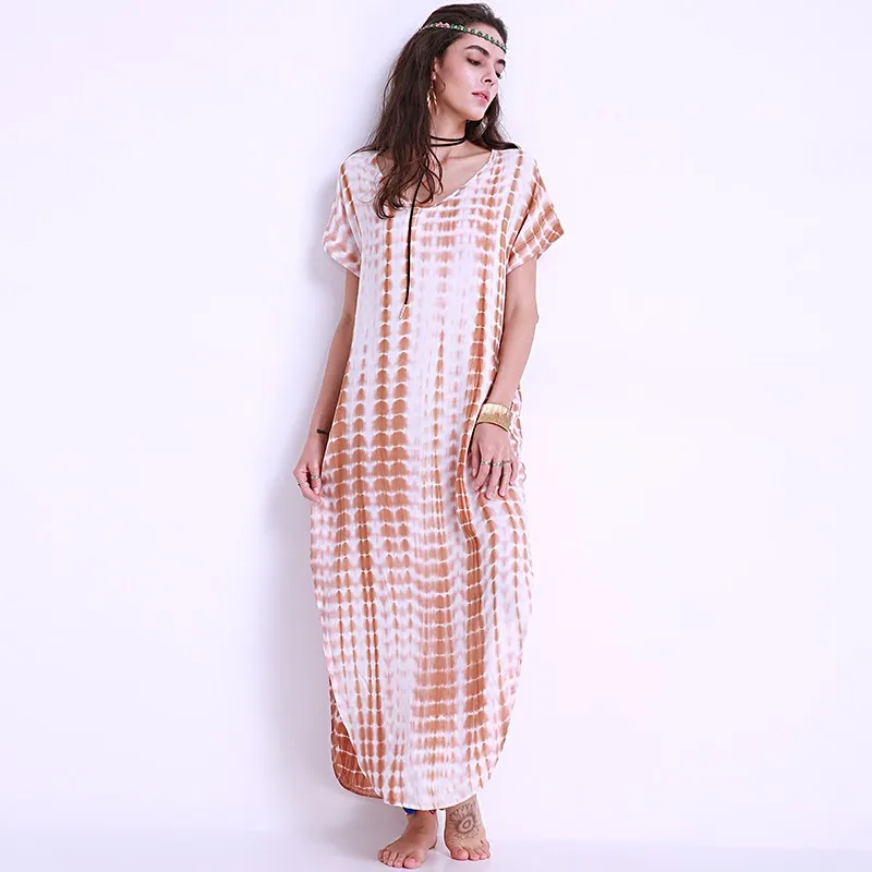 Boho Maxi font b Long b font font b Dress b font 5XL Loose Shift font