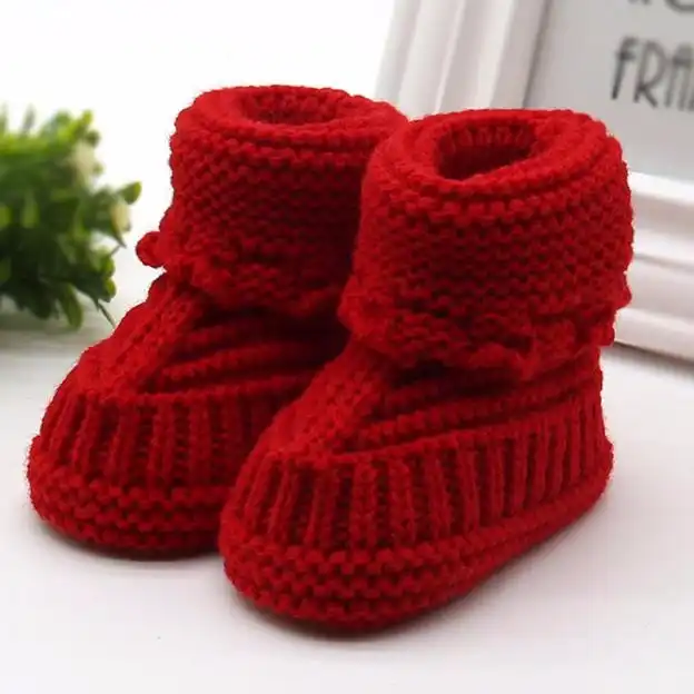 woolen shoes for baby girl