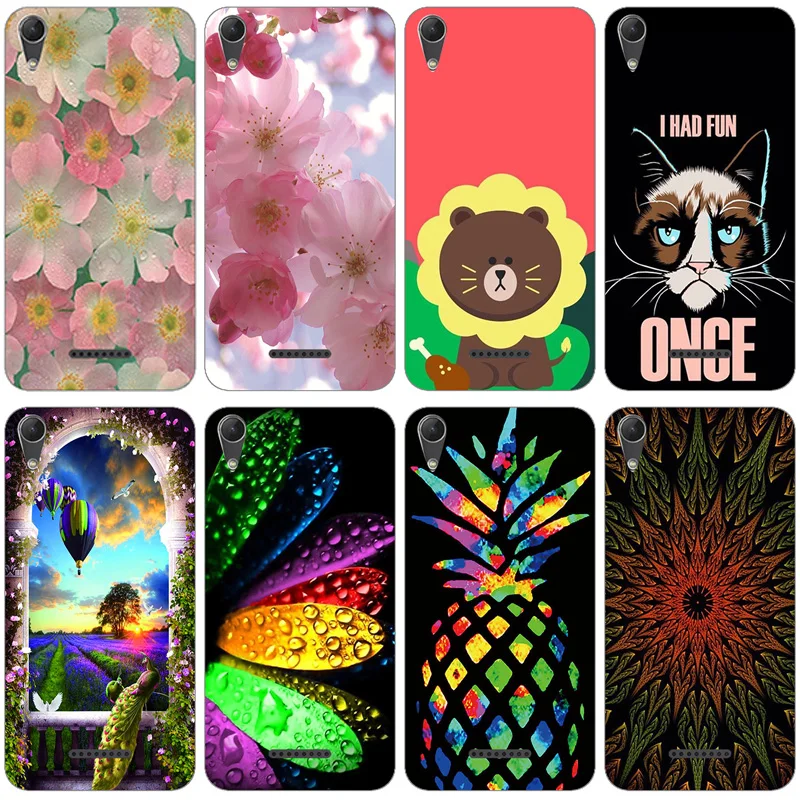 Case For Wiko Lenny 4 Lenny4 Case 5.0 Cute Animal Scenery Printing Patterned For Wiko Lenny4 Case Lenny 4 Phone Back Cover