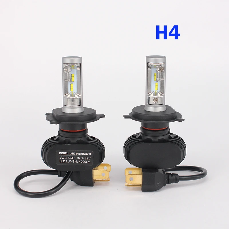

2PCS Car Headlight Hi Lo Beam 12V 50W 8000LM 6500K CSP LED Chip Conversion Kit Fog Lamp Bulb DRL Super White H4 H7 H11 9005 9006