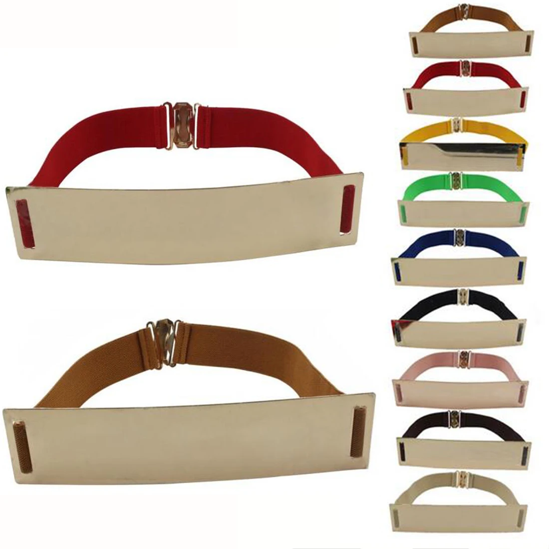 gold sequin belt