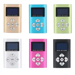 1,1 "ЖК-экран мини клип MP3 музыкальный плеер TF слот для карт USB mp3 плееры + наушники