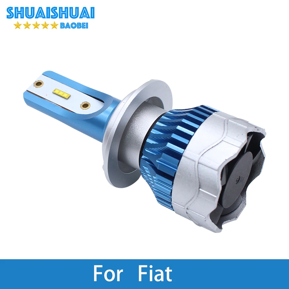 

2Ps Car LED Headlight Kit H4 H7 led 9006 9005 H1 H3 H11 12000LM 80W CSP Chips For Fiat Punto/Bravo/Panda/500/Palio/Stilo/Linea