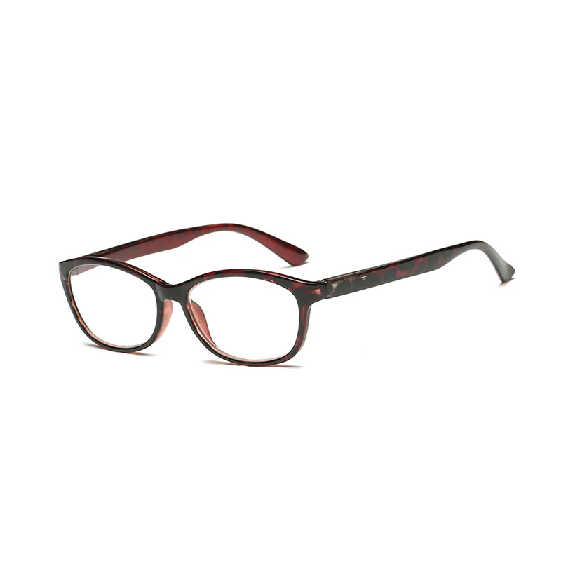 Zilead, классический, анти-синий светильник, очки для чтения, женские, леопард, смола, прозрачные линзы, Анти-усталость, пресбиопические очки, очки унисекс - Цвет оправы: red
