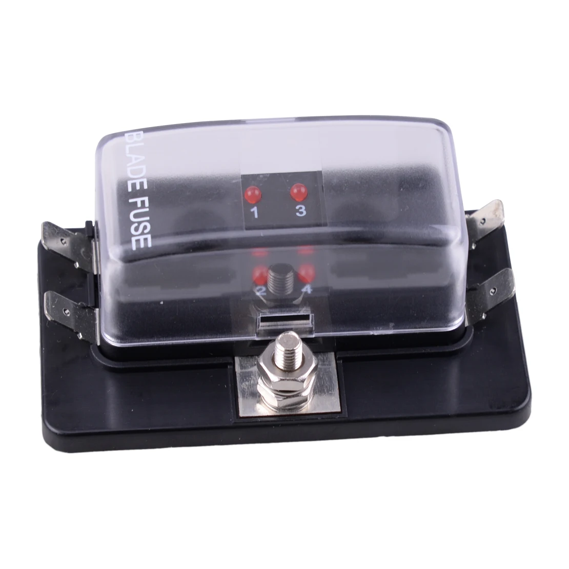 DWCX 4 Way Fuse Box with LED Lamp Holder Block Boat Automotive Terminals Blade Car Circuit Standard-in Fuses from Automobiles & Motorcycles on ...
