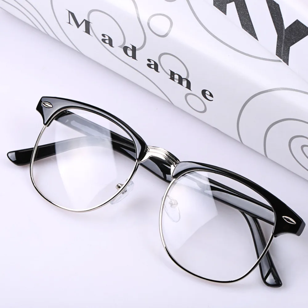 

HOTSALERetro Glasses Men Women Vintage Optical Eyeglasses Glasses Frame High Quality Oculos De Grau