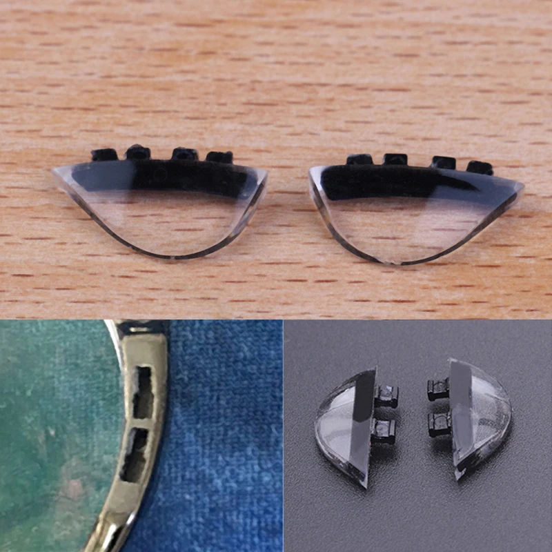 1 Pair Soft Silicone Nose Pads Plug In Non-slip Nose Pad For Glasses Eyeglasses Sunglass