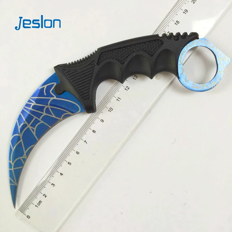 Jeslon Cool Hunting Karambit Knife CS GO Never Fade Counter Strike