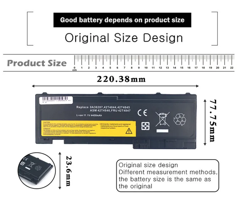 Ноутбук Батарея для lenovo 0A36287 42T4845 ThinkPad T420s T420si 4171-A13 11,1 V АСМ 42T4846 FRU 42T4847