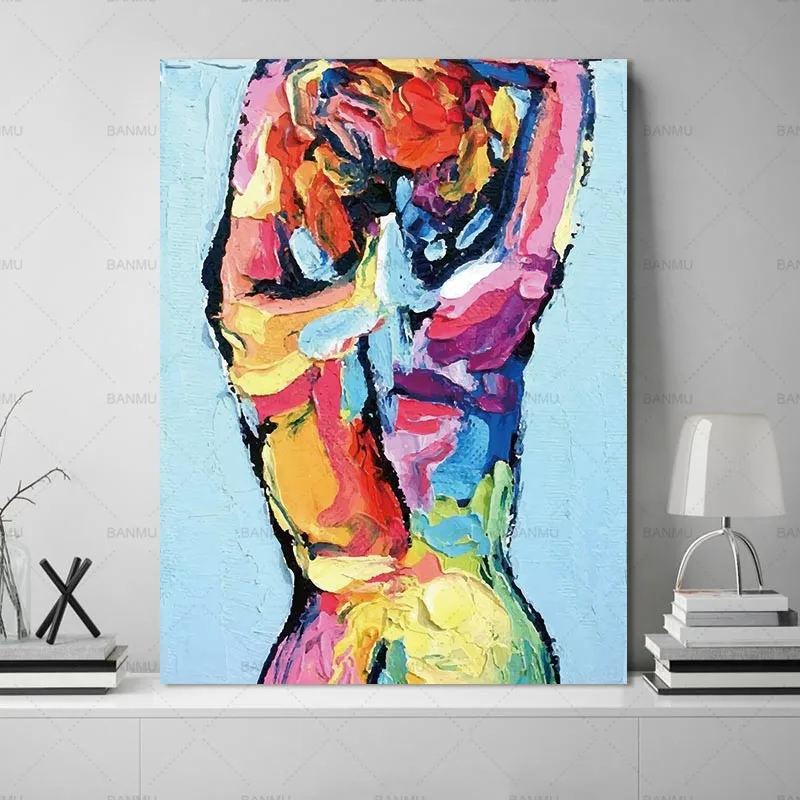 

Wall art home decor painting canvas Picture wall art abstract canvas painting portrait prints picuture art poster and print