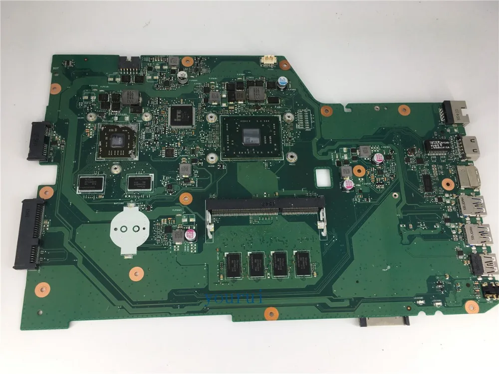  yourui For ASUS X751YI Laptop motherboard with N3700 CPU + 4GB RAM Mainboard With 2GB graphic card 