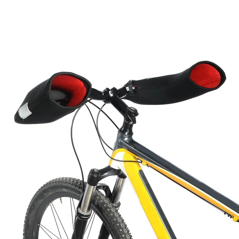 

Neoprene Rainproof Bicycle Handlebar Gloves Winter Road MTB Motor Cycling Handlebar Bar End Mittens Mitts Gloves Hands Warmer